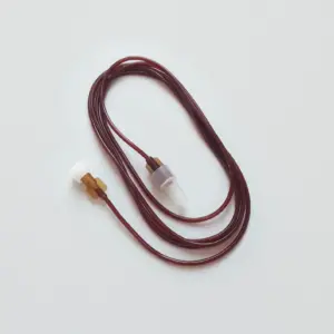 Extension tube for infusion pump, amber-coloured